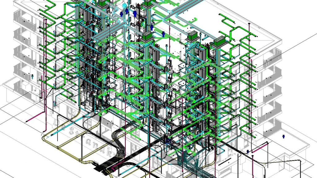 MEP BIM model